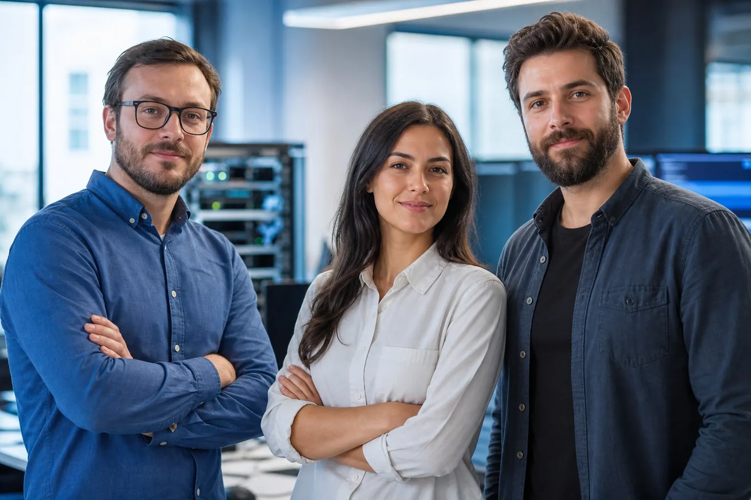 Das ITLogik Team bei der Arbeit